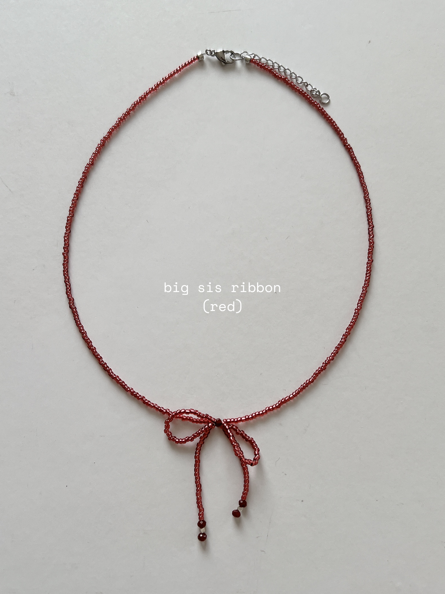 Big Sis Ribbon Necklace