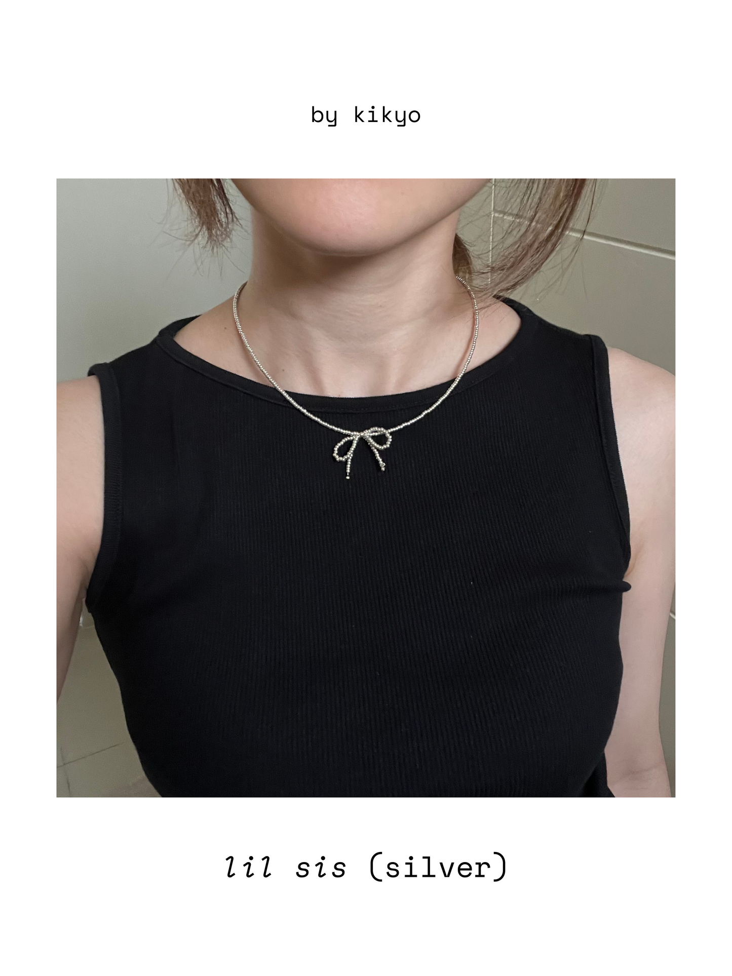 Lil Sis Ribbon Necklace