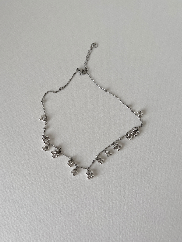 Silver Sachi Charm Necklace