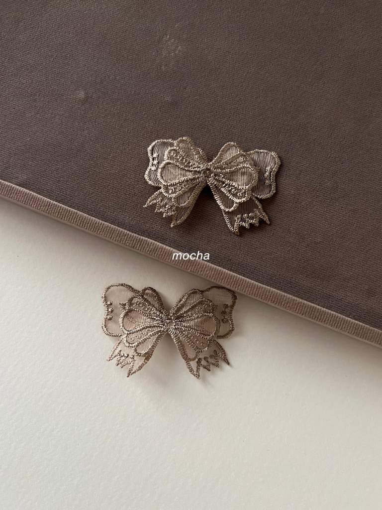 Double Bow Ribbon Charm (8 colours)