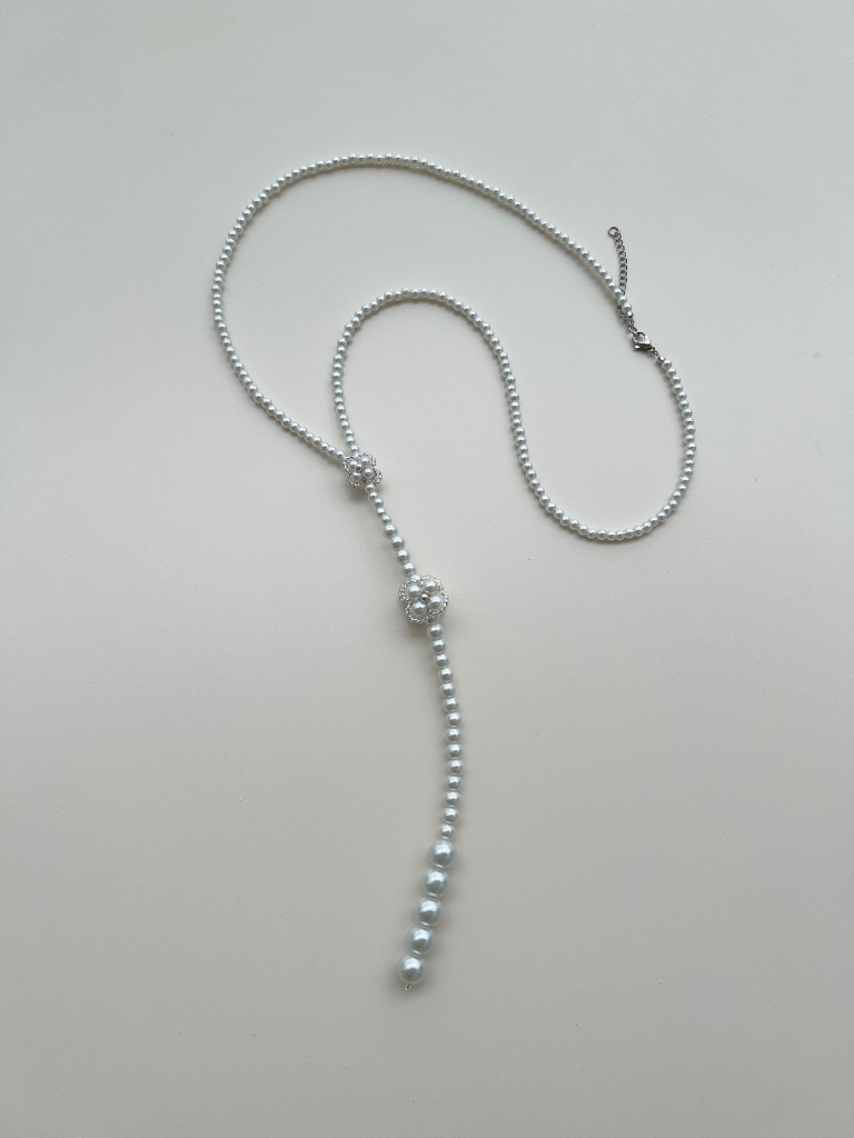 Sachi Pearl Lariat Necklace