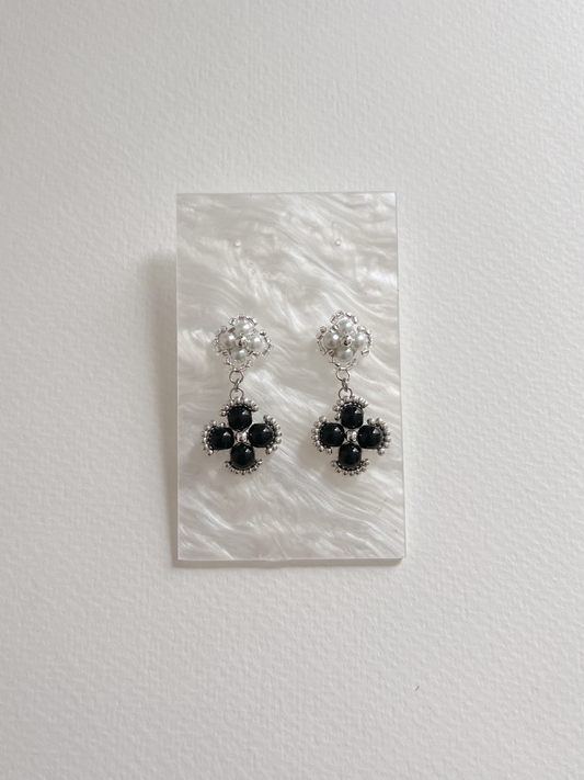 Sachi Clover Drop Earrings
