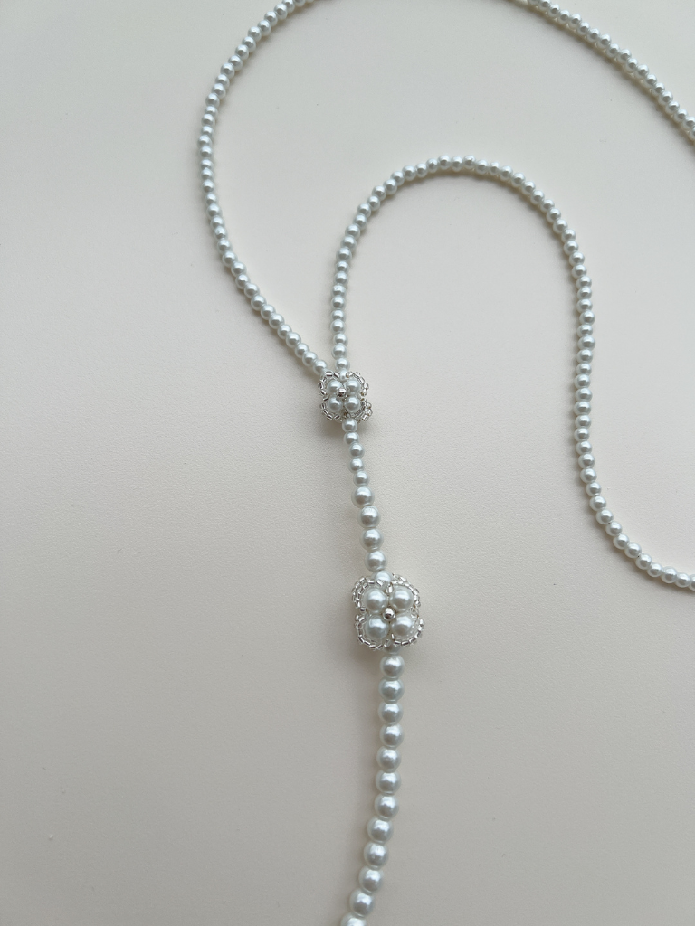 Sachi Pearl Lariat Necklace