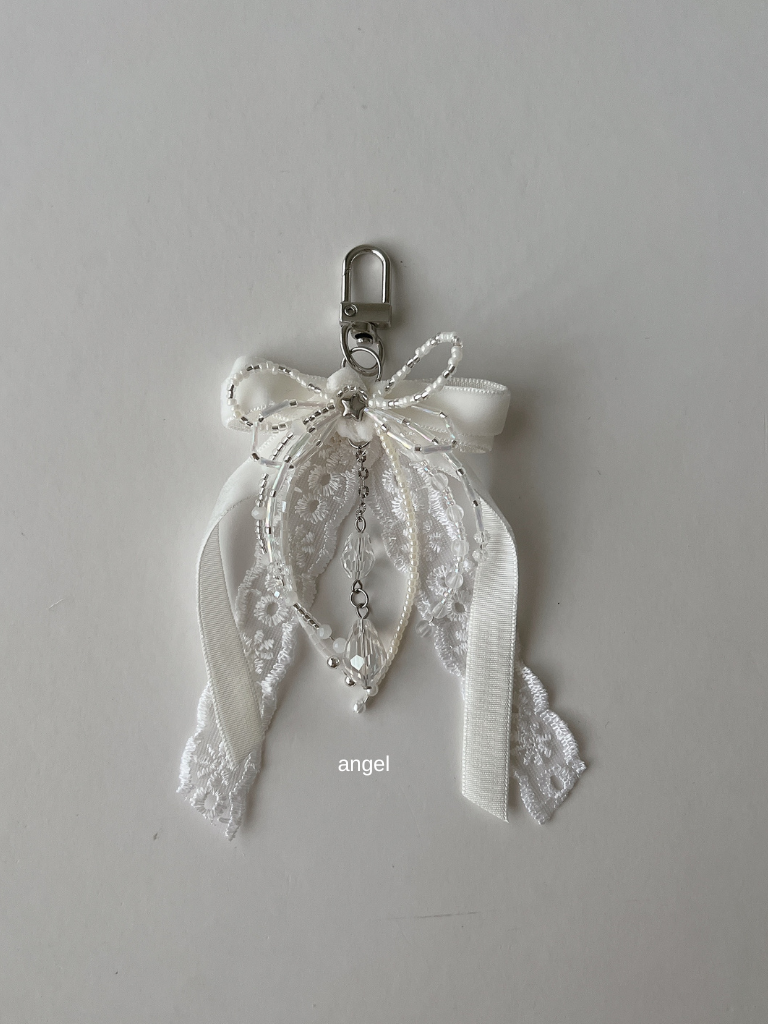 Jellyfish Ribbon Keychain