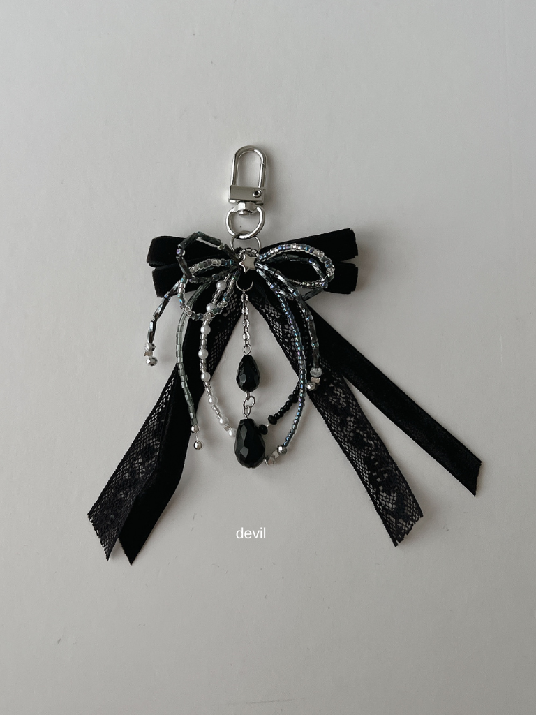 Jellyfish Ribbon Keychain