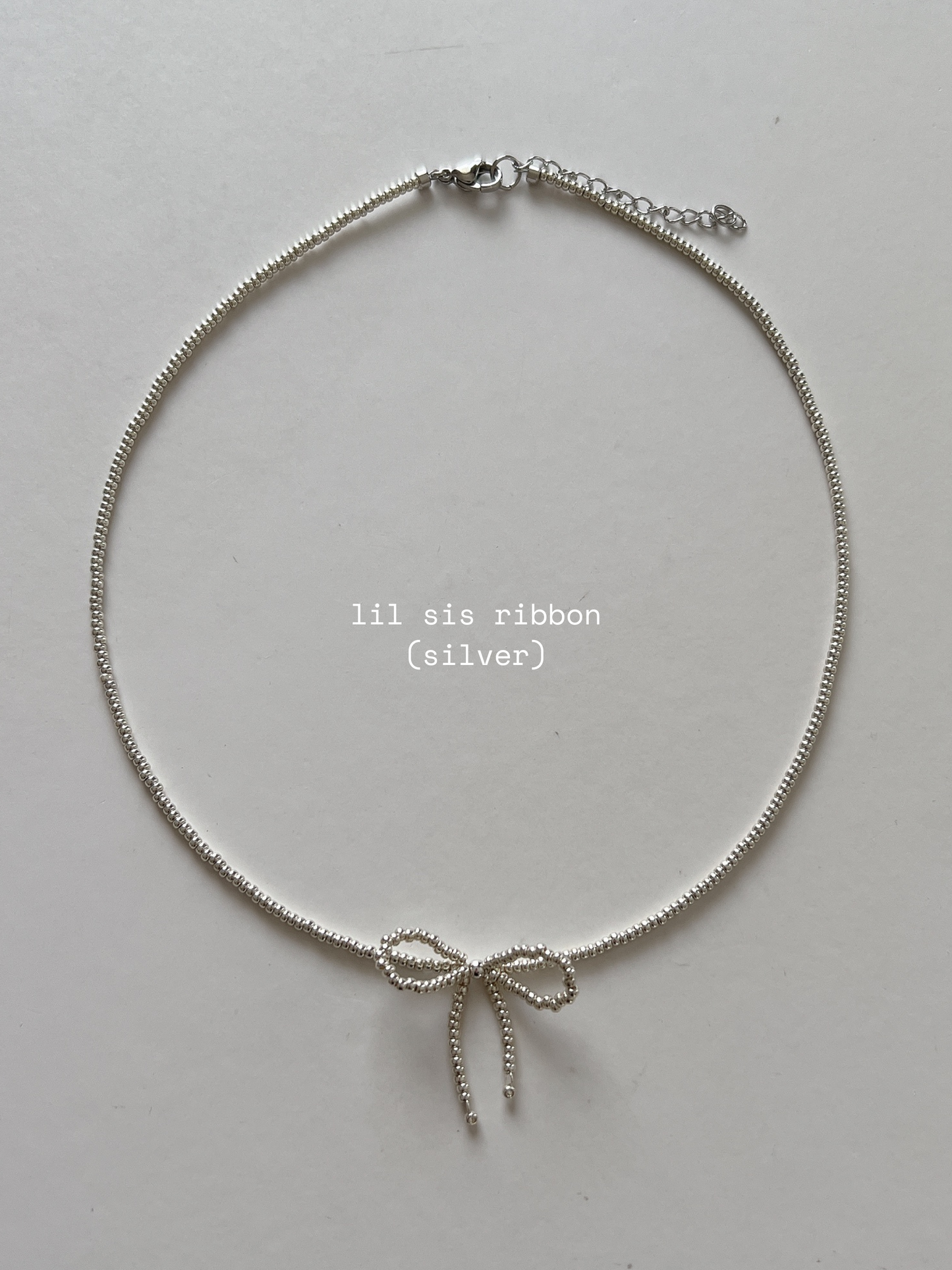 Lil Sis Ribbon Necklace