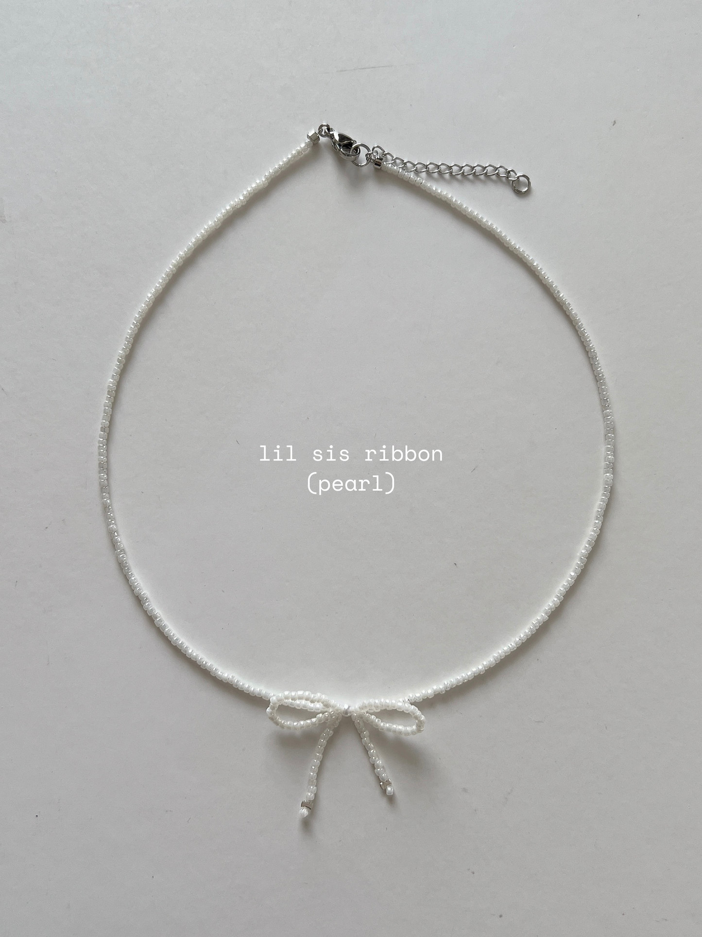 Lil Sis Ribbon Necklace