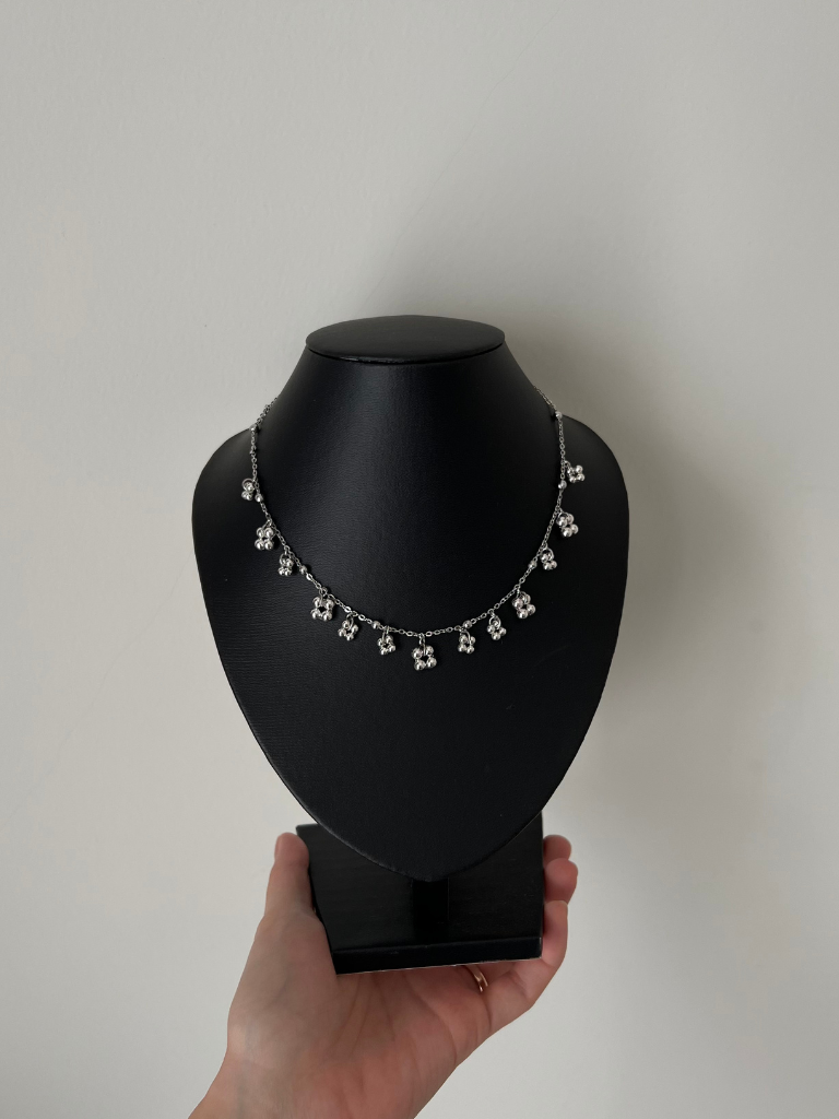 Silver Sachi Charm Necklace