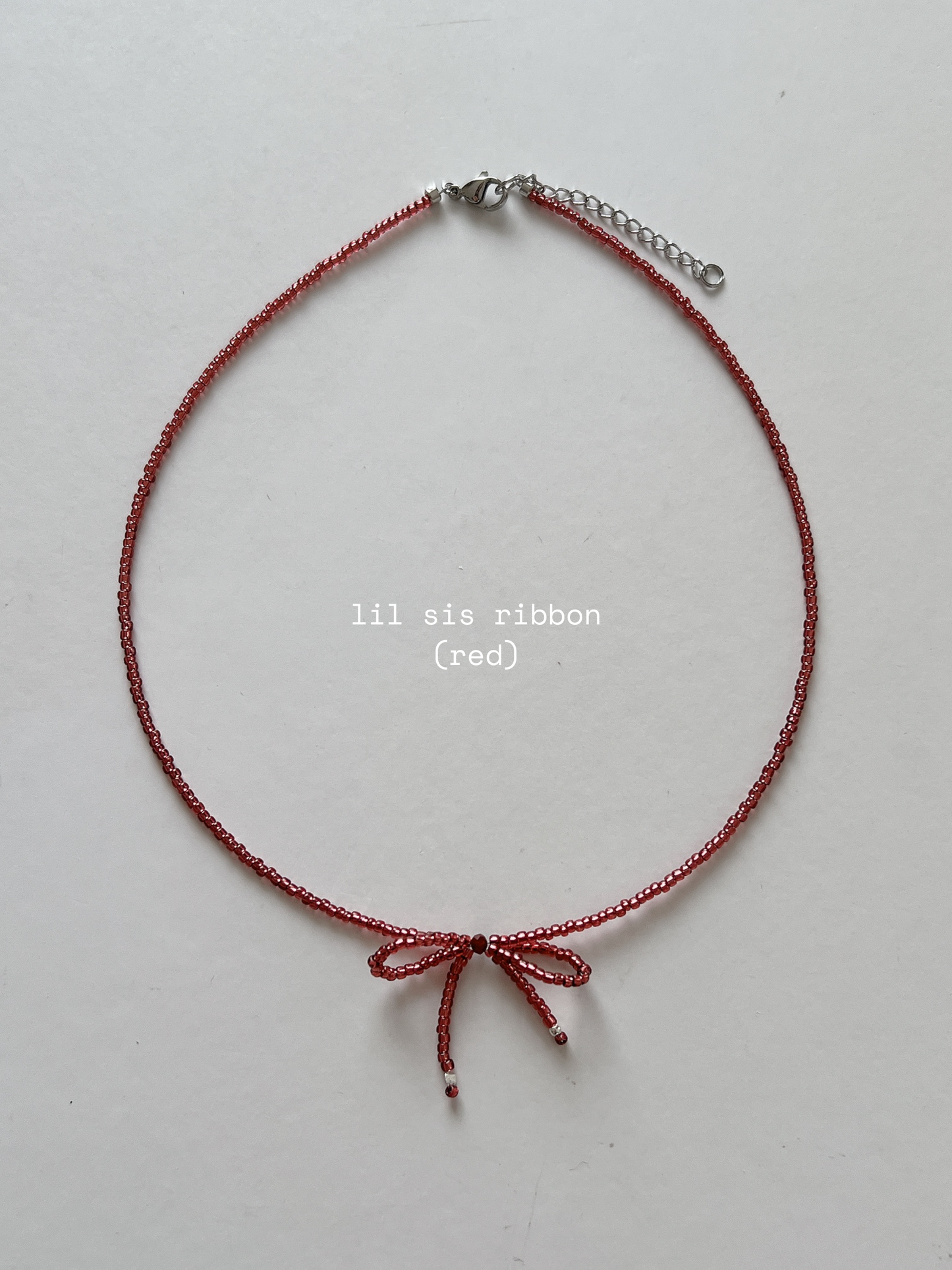 Lil Sis Ribbon Necklace