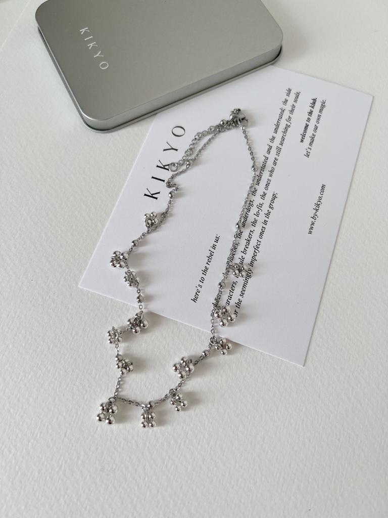 Silver Sachi Charm Necklace