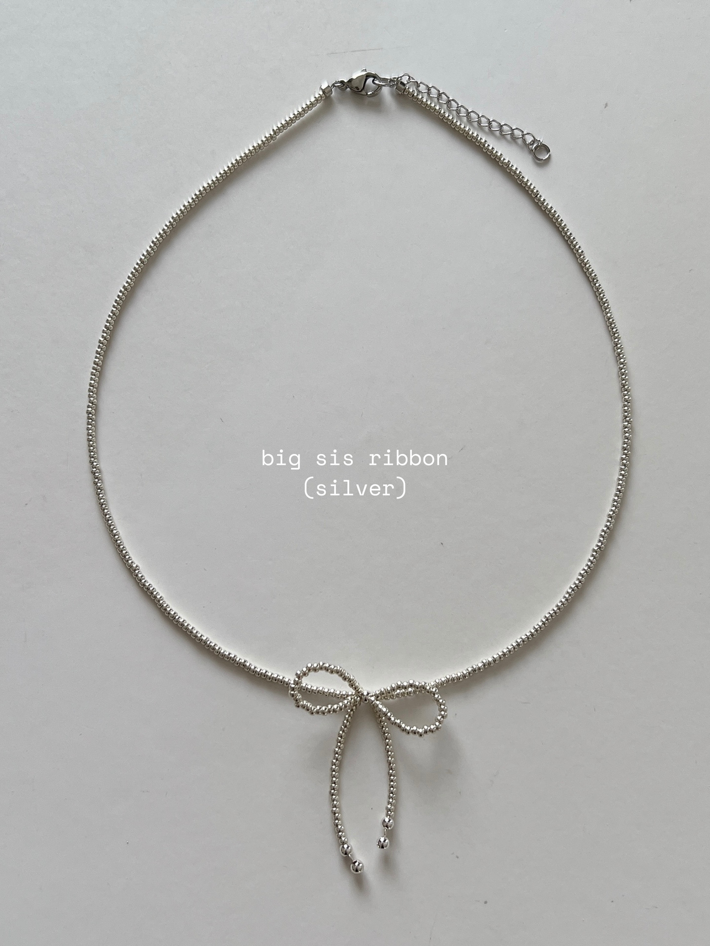Big Sis Ribbon Necklace