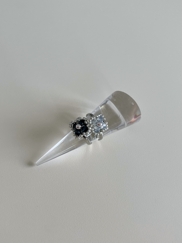 Beaded Diamond Ring