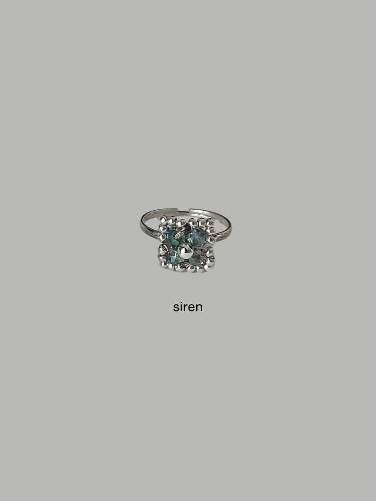 Beaded Diamond Ring