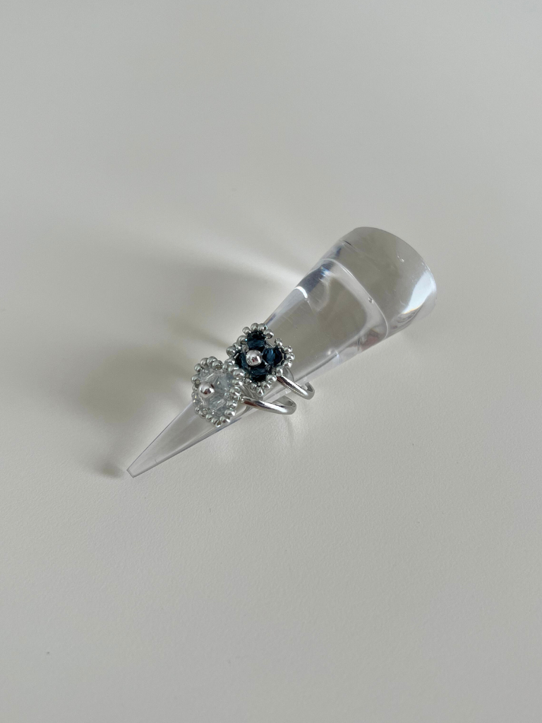 Beaded Diamond Ring