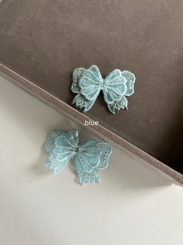 Double Bow Ribbon Charm (8 colours)