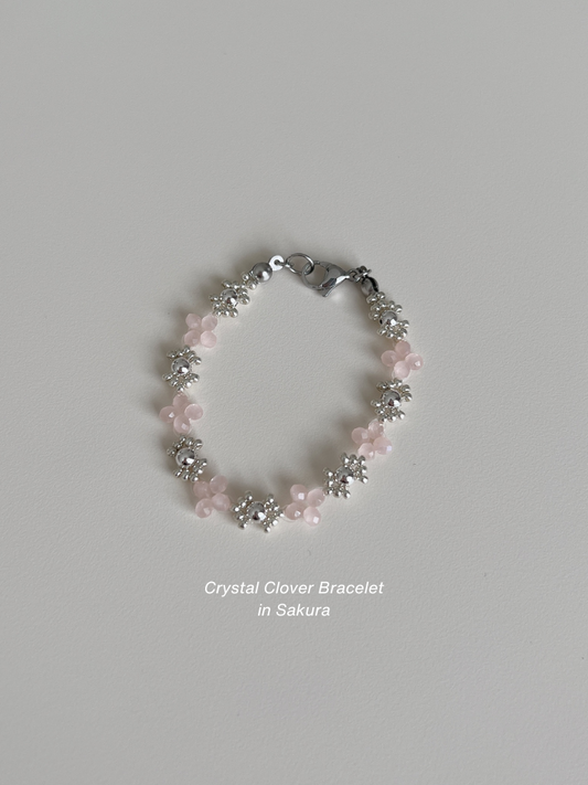 Crystal Clover Bracelet