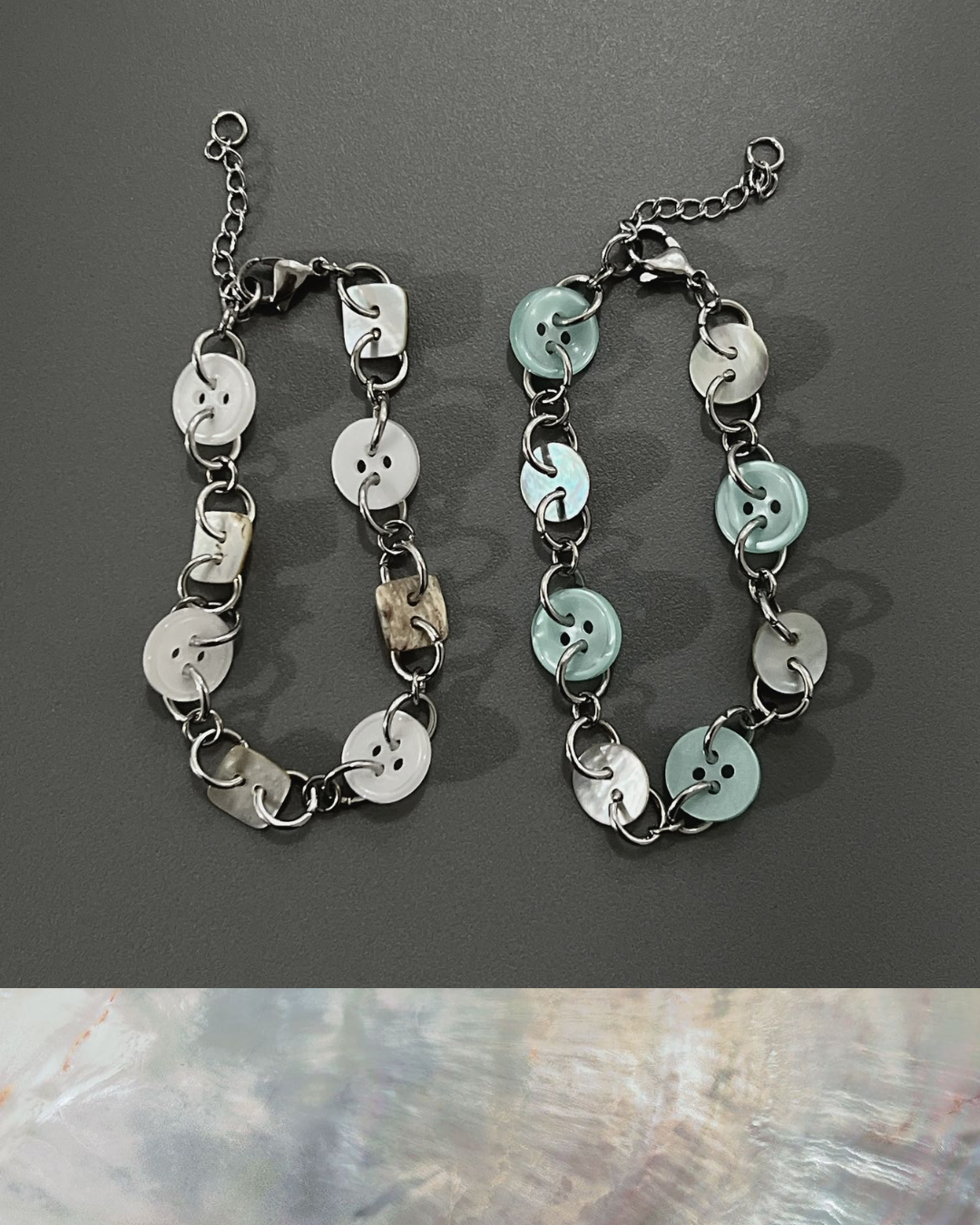 Shell Button Bracelet