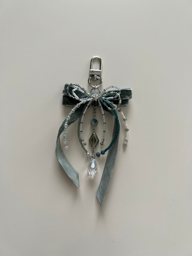 Jellyfish Ribbon Keychain