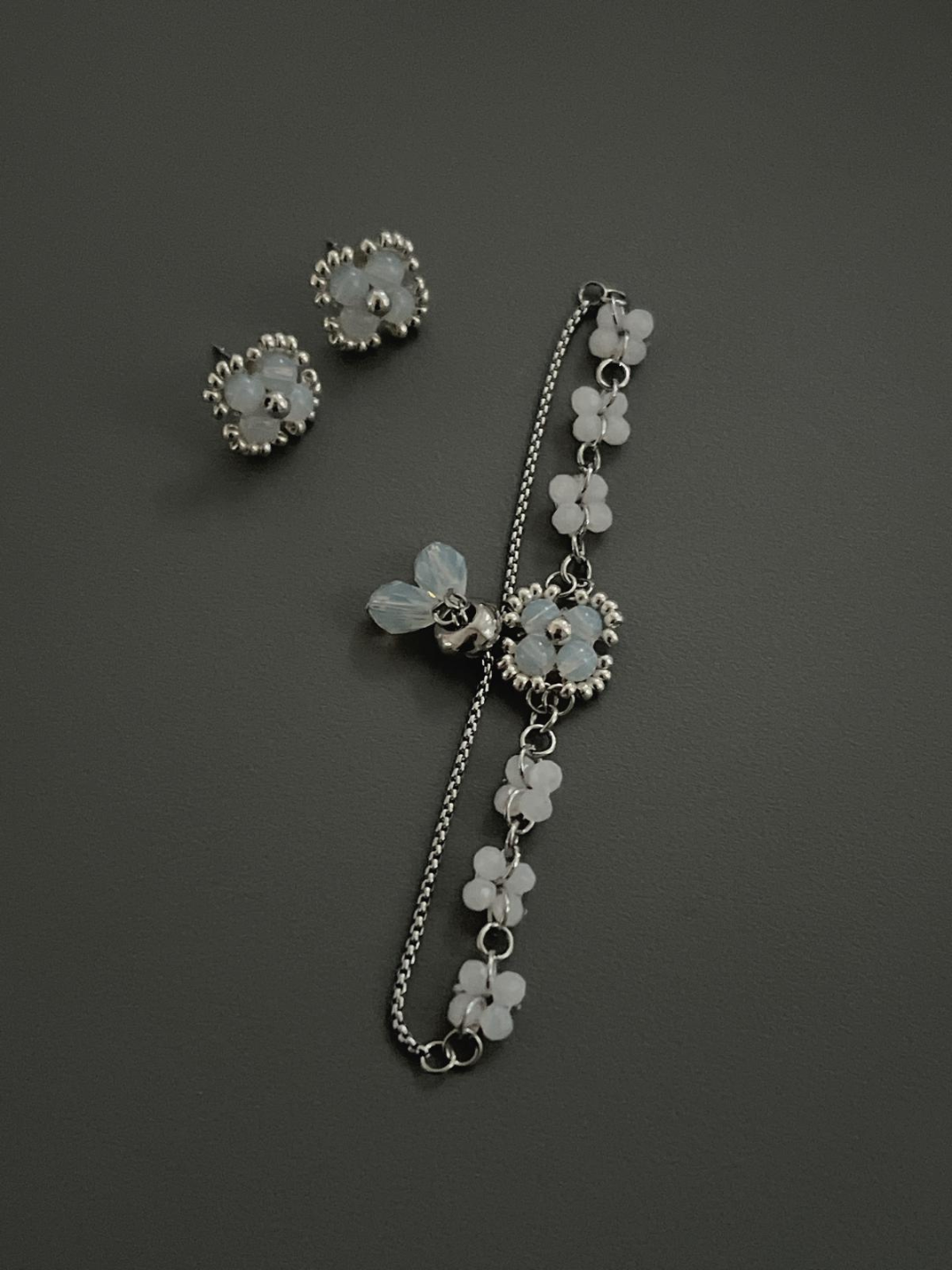 Sachi Fleur Faux Timepiece Bracelet