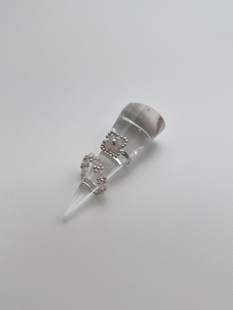 Beaded Diamond Ring