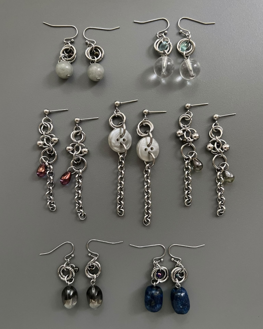 Fall Chainmail Earrings