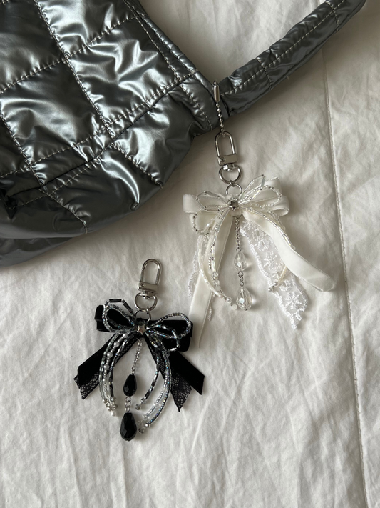 Jellyfish Ribbon Keychain in Demon