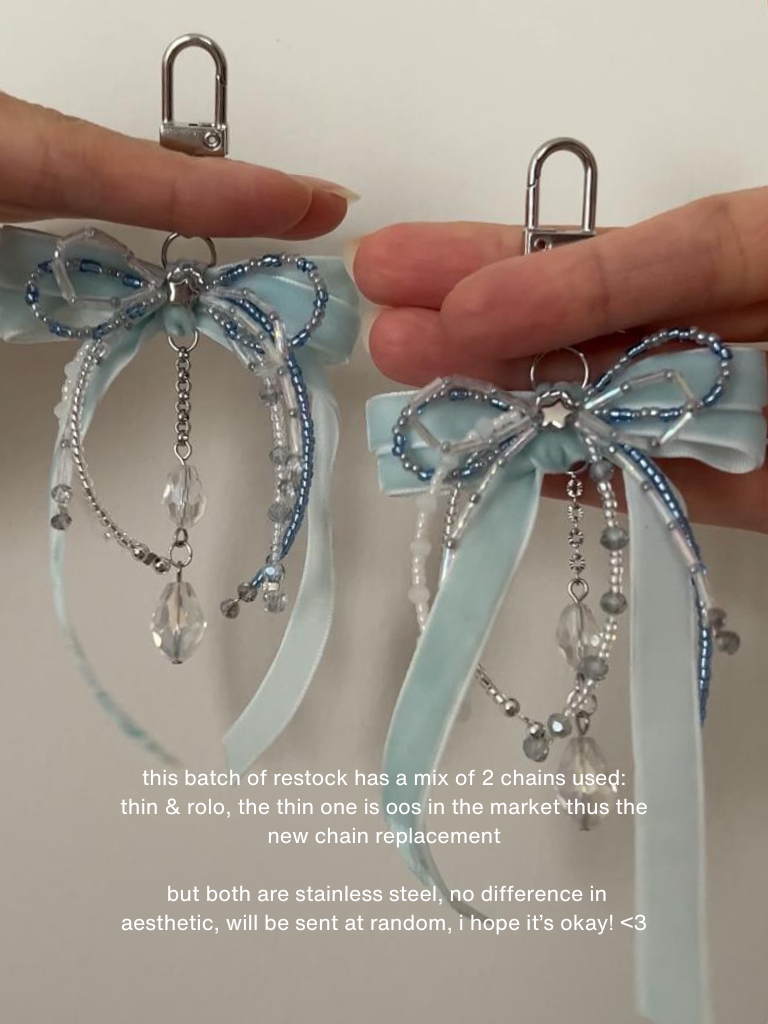 Jellyfish Ribbon Keychain