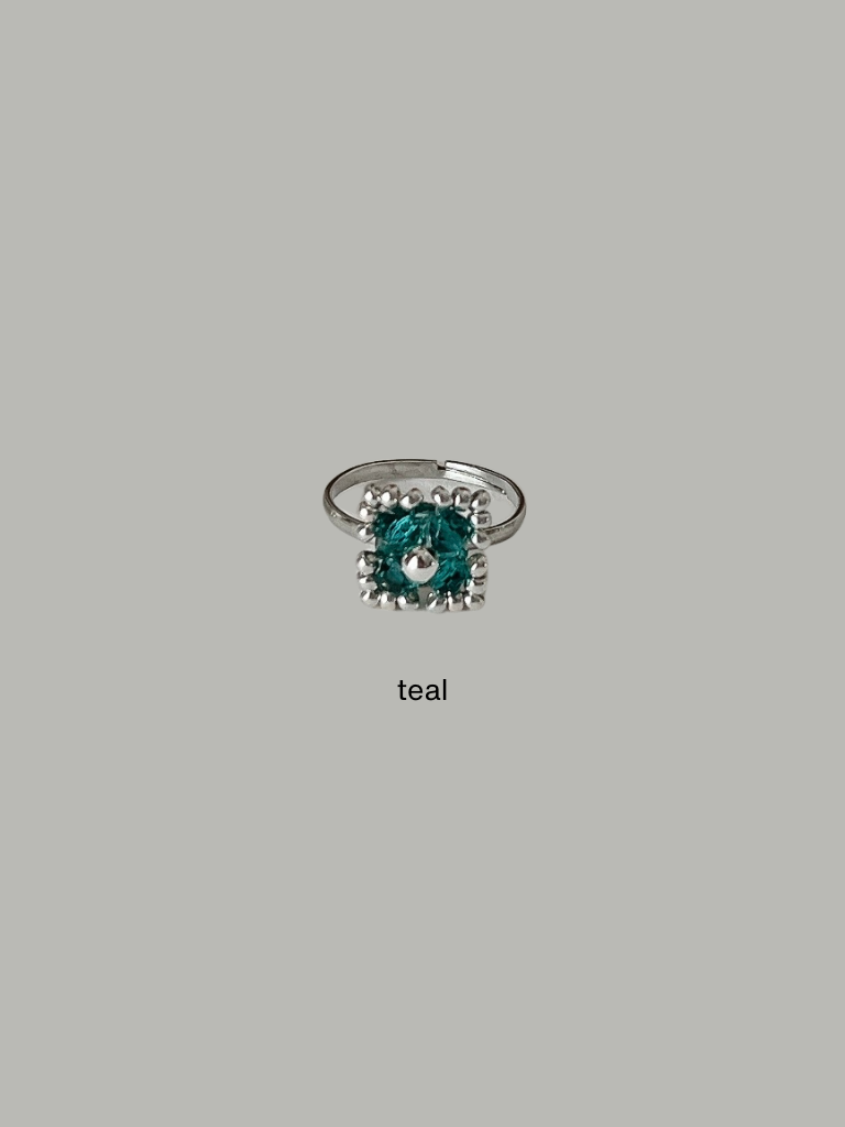 Beaded Diamond Ring